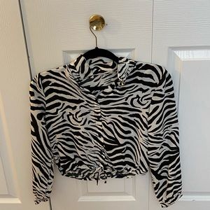 Girls 10-12y shirt zebra